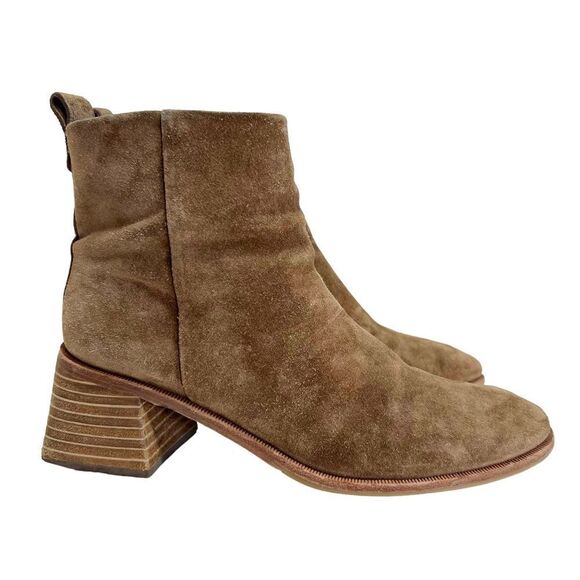 Tory Burch Casual Zip Up Booties in River Rock - Picture 2 of 16